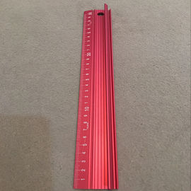 Multi Color Aluminum Scale Ruler , Aluminum Safety Ruler Household Fabricing