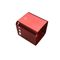Deep Processing CNC Aluminum Parts Red Anodized Punching Cutting Extrusions